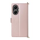 For Redmi Turbo 4 Pro 5G Multifunctional 6-Card Slots Leather Phone Case with Wrist Strap(Pink) - 3