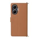 For Redmi Turbo 4 Pro 5G Multifunctional 6-Card Slots Leather Phone Case with Wrist Strap(Brown) - 3