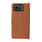 For Asus Zenfone 12 Ultra Multifunctional 6-Card Slots Leather Phone Case with Wrist Strap(Brown) - 3