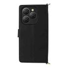 For Blackview Shark 9 Multifunctional 6-Card Slots Leather Phone Case with Wrist Strap(Black) - 3
