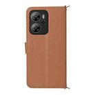For Blackview Oscal Tiger 13 Multifunctional 6-Card Slots Leather Phone Case with Wrist Strap(Brown) - 3