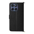 For Motorola Edge 60 Fusion Multifunctional 6-Card Slots Leather Phone Case with Wrist Strap(Black) - 3