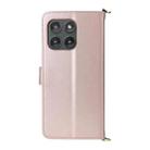 For Motorola Edge 5G 2025 Multifunctional 6-Card Slots Leather Phone Case with Wrist Strap(Pink) - 3