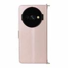 For Oukitel C59 / C59 Pro Multifunctional 6-Card Slots Leather Phone Case with Wrist Strap(Pink) - 3
