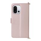 For OnePlus 13T 5G Multifunctional 6-Card Slots Leather Phone Case with Wrist Strap(Pink) - 3