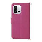 For OnePlus 13T 5G Multifunctional 6-Card Slots Leather Phone Case with Wrist Strap(Rose Red) - 3