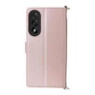 For OnePlus Nord 5 / OnePlus Ace 5 Ultra Multifunctional 6-Card Slots Leather Phone Case with Wrist Strap(Pink) - 3