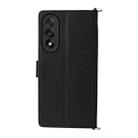 For OnePlus Nord 5 / OnePlus Ace 5 Ultra Multifunctional 6-Card Slots Leather Phone Case with Wrist Strap(Black) - 3