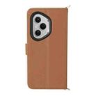 For 400 Pro Global 160.8mm Multifunctional 6-Card Slots Leather Phone Case with Wrist Strap(Brown) - 3