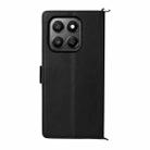 For Honor 400 Smart 5G Multifunctional 6-Card Slots Leather Phone Case with Wrist Strap(Black) - 3