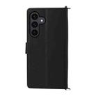 For Samsung Galaxy S25 FE 5G Multifunctional 6-Card Slots Leather Phone Case with Wrist Strap(Black) - 3