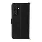 For Samsung Galaxy M56 5G Multifunctional 6-Card Slots Leather Phone Case with Wrist Strap(Black) - 3