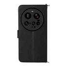For Xiaomi 15 Ultra Multifunctional 6-Card Slots Leather Phone Case with Wrist Strap(Black) - 3
