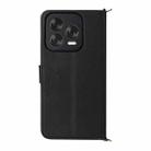 For ZTE Blade V70 Design 4G Multifunctional 6-Card Slots Leather Phone Case with Wrist Strap(Black) - 3