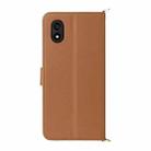 For ZTE Kantan Sumaho 4 A402ZT Multifunctional 6-Card Slots Leather Phone Case with Wrist Strap(Brown) - 3