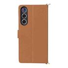 For ZTE nubia Red Magic 10 Air Multifunctional 6-Card Slots Leather Phone Case with Wrist Strap(Brown) - 3