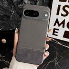 For Google Pixel 8 Stitching Cloth MagSafe Magnetic PC Hybrid PU Phone Case(Grey) - 1
