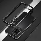 For Huawei nova 13 Pro Aurora Series Lens Protector + Metal Frame Phone Case(Black Silver) - 2