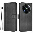 For itel RS4 Line Splicing Buckle Retro Leather Phone Case(Black) - 2