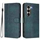 For itel A95 5G Line Splicing Buckle Retro Leather Phone Case(Dark Green) - 2