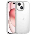 For iPhone 15 Phantom Frosted Airbag Shockproof Transparent Phone Case(Grey) - 1