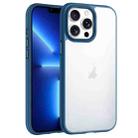 For iPhone 13 Pro Phantom Frosted Airbag Shockproof Transparent Phone Case(Blue) - 1