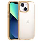 For iPhone 13 Phantom Frosted Airbag Shockproof Transparent Phone Case(Yellow) - 1