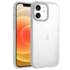 For iPhone 12 Phantom Frosted Airbag Shockproof Transparent Phone Case(Grey) - 1
