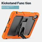 For Huawei MatePad SE 11 2024 Silicone Hydric PC Tablet Case with Shoulder Strap & Holder(Orange) - 3