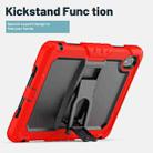 For Huawei MatePad SE 11 2024 Silicone Hydric PC Tablet Case with Shoulder Strap & Holder(Red) - 3