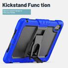 For Huawei MatePad SE 11 2024 Silicone Hydric PC Tablet Case with Shoulder Strap & Holder(Dark Blue) - 3
