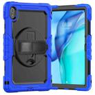 For Huawei MatePad SE 11 2024 Silicone Hybrid PC Tablet Case with Shoulder Strap(Blue) - 2
