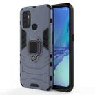 For OPPO A53 Shockproof PC + TPU Protective Case with Magnetic Ring Holder(Navy Blue) - 2