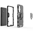 For Vivo iQOO 5 Pro 5G Shockproof PC + TPU Protective Case with Magnetic Ring Holder(Black) - 3