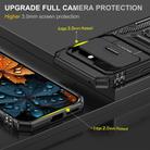 For Google Pixel 9a Armor PC + TPU Camera Shield Phone Case(Black) - 3