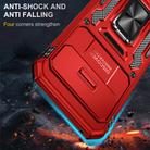 For Google Pixel 9a Armor PC + TPU Camera Shield Phone Case(Red) - 2