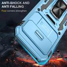 For Google Pixel 9a Armor PC + TPU Camera Shield Phone Case(Light Blue) - 2