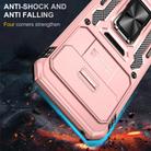 For Google Pixel 9a Armor PC + TPU Camera Shield Phone Case(Rose Gold) - 2