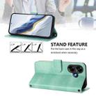For Infinix Hot 30 4G Line Splicing Buckle Retro Leather Phone Case(Mint) - 3