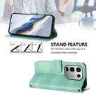 For Infinix Note 50 Pro 4G / 50 4G Line Splicing Buckle Retro Leather Phone Case(Mint) - 3