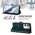 For Infinix Zero 30 4G Line Splicing Buckle Retro Leather Phone Case(Dark Green) - 3