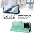 For Infinix Smart 7 / Tecno Pop 7 Line Splicing Buckle Retro Leather Phone Case(Mint) - 3