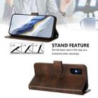 For Infinix GT 30 Pro Line Splicing Buckle Retro Leather Phone Case(Brown) - 3