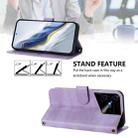 For Tecno Pova 6 Neo 5G / Spark 30 5G Line Splicing Buckle Retro Leather Phone Case(Purple) - 3