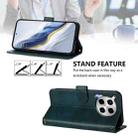 For Tecno Camon 30 5G Line Splicing Buckle Retro Leather Phone Case(Dark Green) - 3