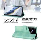 For Tecno Pova Neo 3 Line Splicing Buckle Retro Leather Phone Case(Mint) - 3