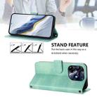 For Tecno Spark 10 Pro 4G Line Splicing Buckle Retro Leather Phone Case(Mint) - 3