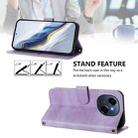 For Tecno Spark Go 1S / Go 2025 Line Splicing Buckle Retro Leather Phone Case(Purple) - 3