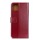 For Huawei Honor 30S 3-Color Pearl Texture Magnetic Buckle Horizontal Flip PU Leather Case with Card Slots & Wallet & Holder(Wine Red) - 3