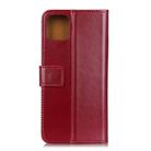 For Huawei Y5P 3-Color Pearl Texture Magnetic Buckle Horizontal Flip PU Leather Case with Card Slots & Wallet & Holder(Wine Red) - 3